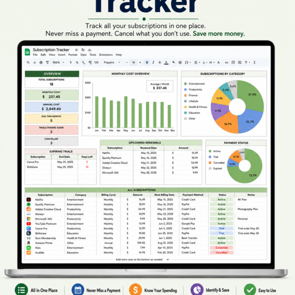 Subscription Tracker