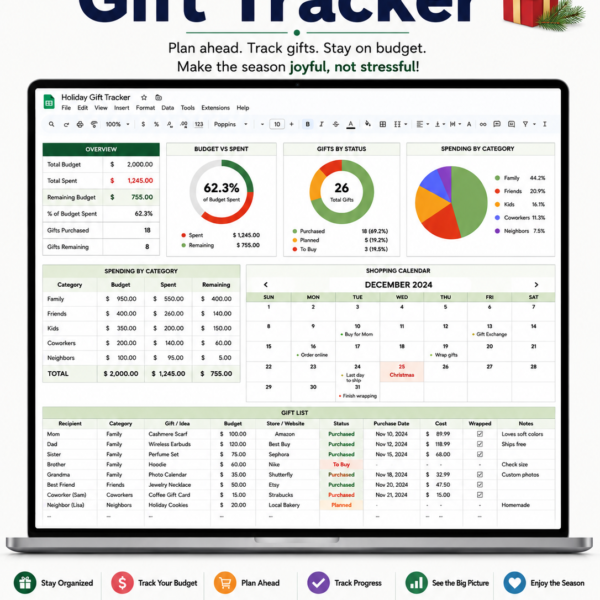 Holiday Gift Tracker
